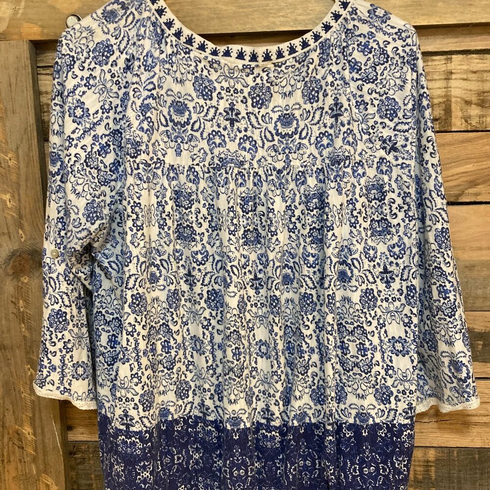Vintage America Blues Boho top size XL